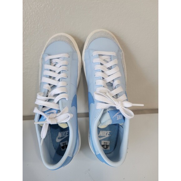 Nike Blazer Low \'77 Men 8 Vintage Celestine Blue Sail White Sneakers FD0281-400 main image 4